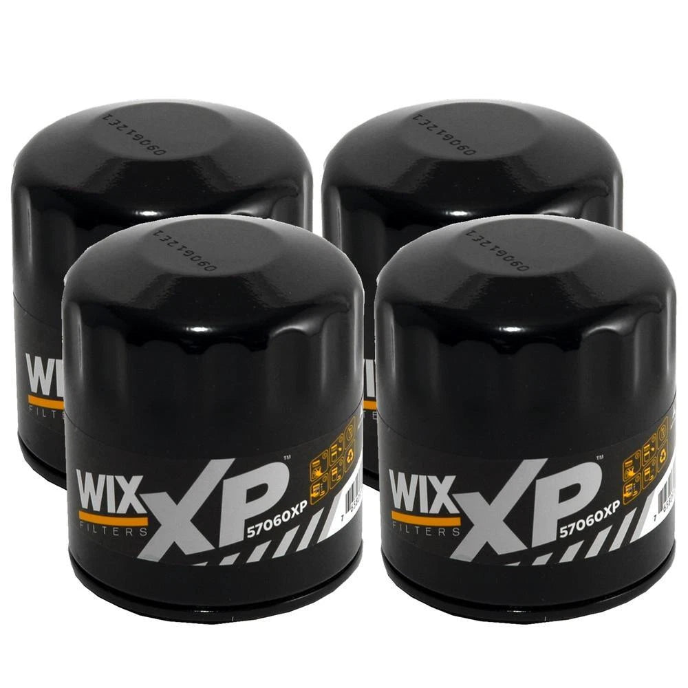 Set of 4 Wix 57060XP Engine Oil Filters for (Spin-On)