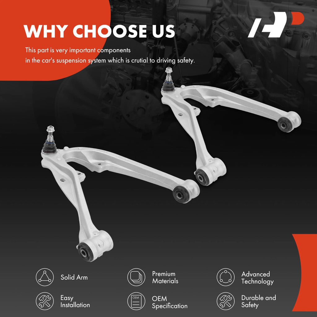 2X Front Lower Control Arm with Ball Joint for Silverado 1500 (2007-2018)