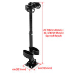 2X Vertical Gun Rack for UTV (Adjustable Height, Floor Mount)