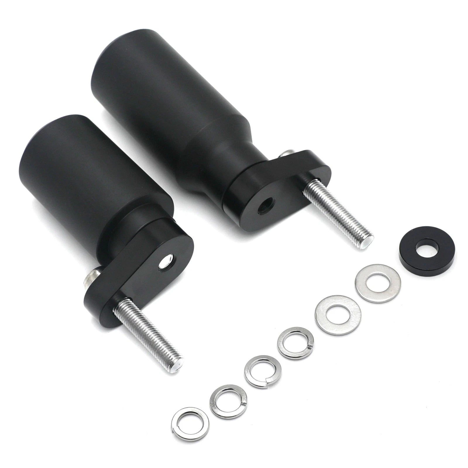 No Cut Black Frame Slider Crash Protector for Yamaha FZ-6R (2009–2016)