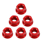 Rear Sprocket Nut Kit M10x1.5mm Red for Aprilia RSV RSV4 1000R (2004–2016)