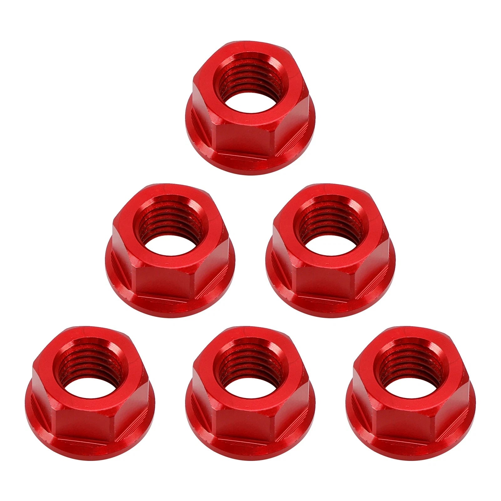 Rear Sprocket Nut Kit M10x1.5mm Red for Aprilia RSV RSV4 1000R (2004–2016)