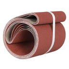 Set of 5 Sanding Belts 6x48 in 80 Grit for Belt Sander