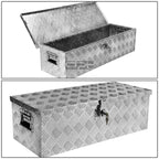 Aluminum Chrome Underbody Tool Box for Pickup Truck (30" x 13" x 10")