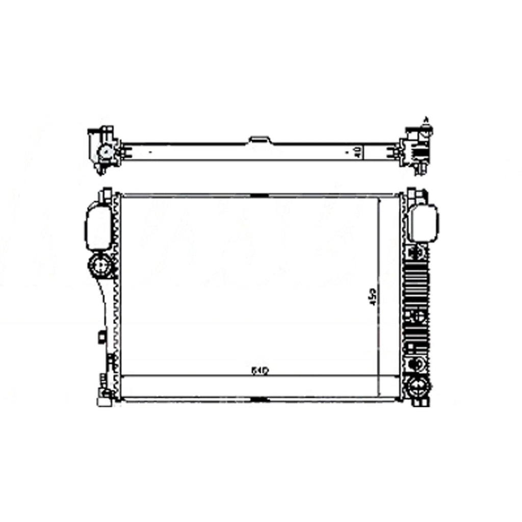 Replacement Plastic/Aluminum Radiator (See compatibility Chart)