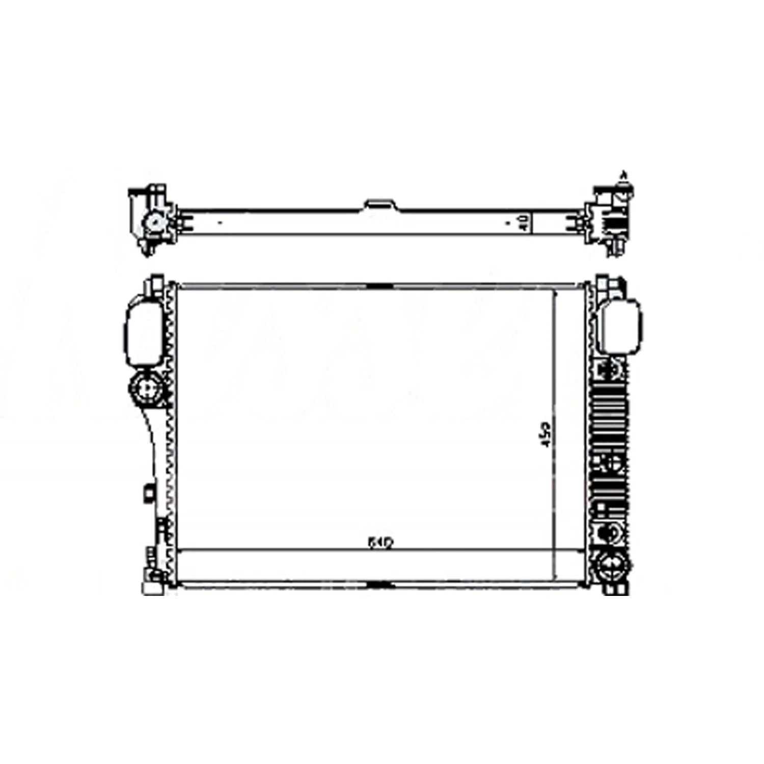 Replacement Plastic/Aluminum Radiator (See compatibility Chart)