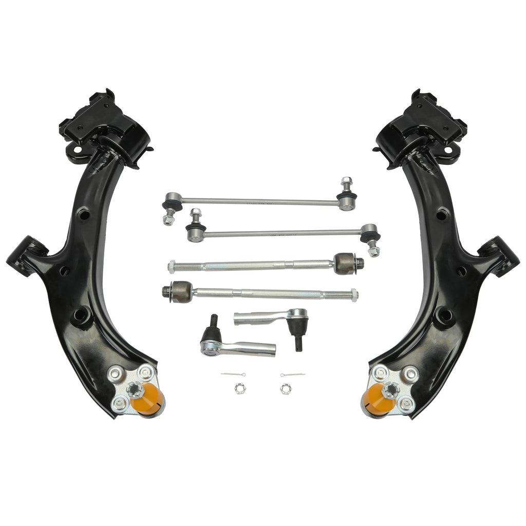 8PC Front Control Arm Ball Joint Tie Rod Sway Bar Kit for Honda CR-V (2007–2011)