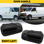 Set of 2 Outside Front Door Handles for 1996–2009 Chevy Express GMC Savana