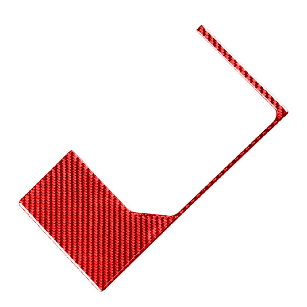 Carbon Fiber Red Gear Shift Panel Trim for Toyota Tundra (2014–2021)
