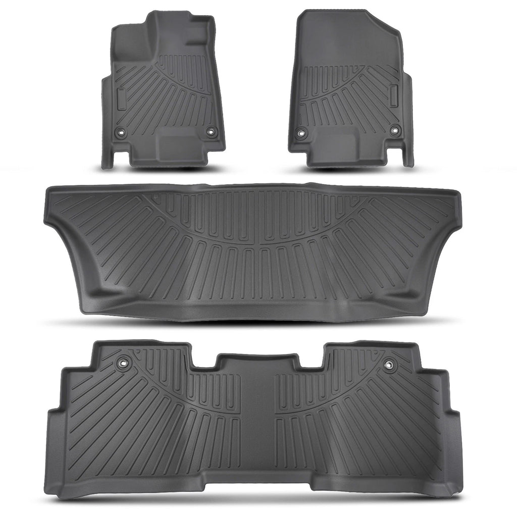 Set of 2 Front & Rear Floor Mats for Honda Odyssey (2018–2025)