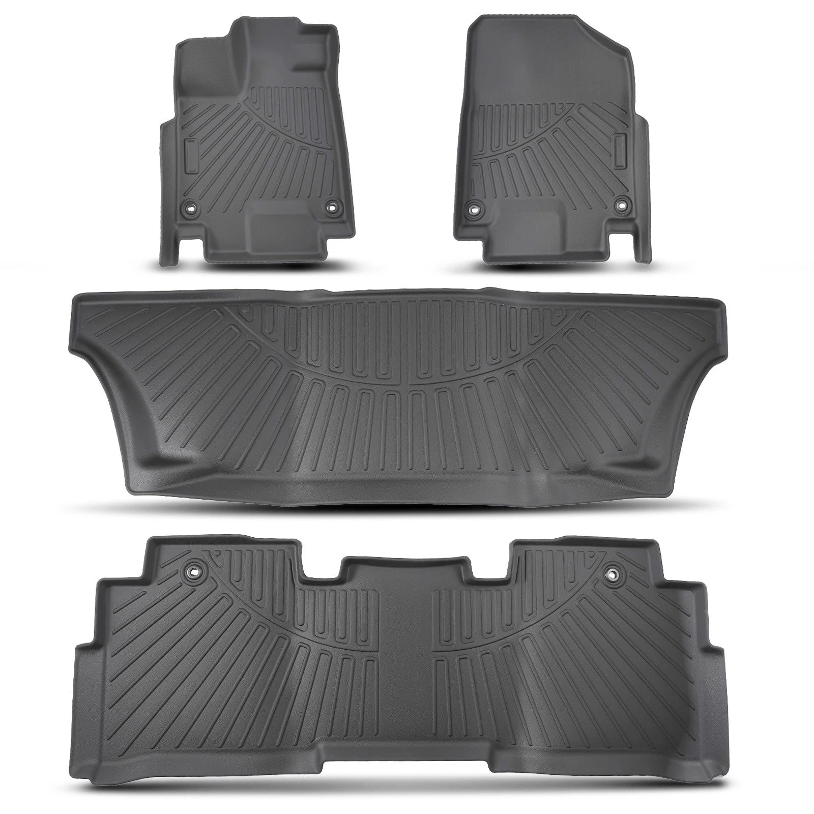 Set of 2 Front & Rear Floor Mats for Honda Odyssey (2018–2025)