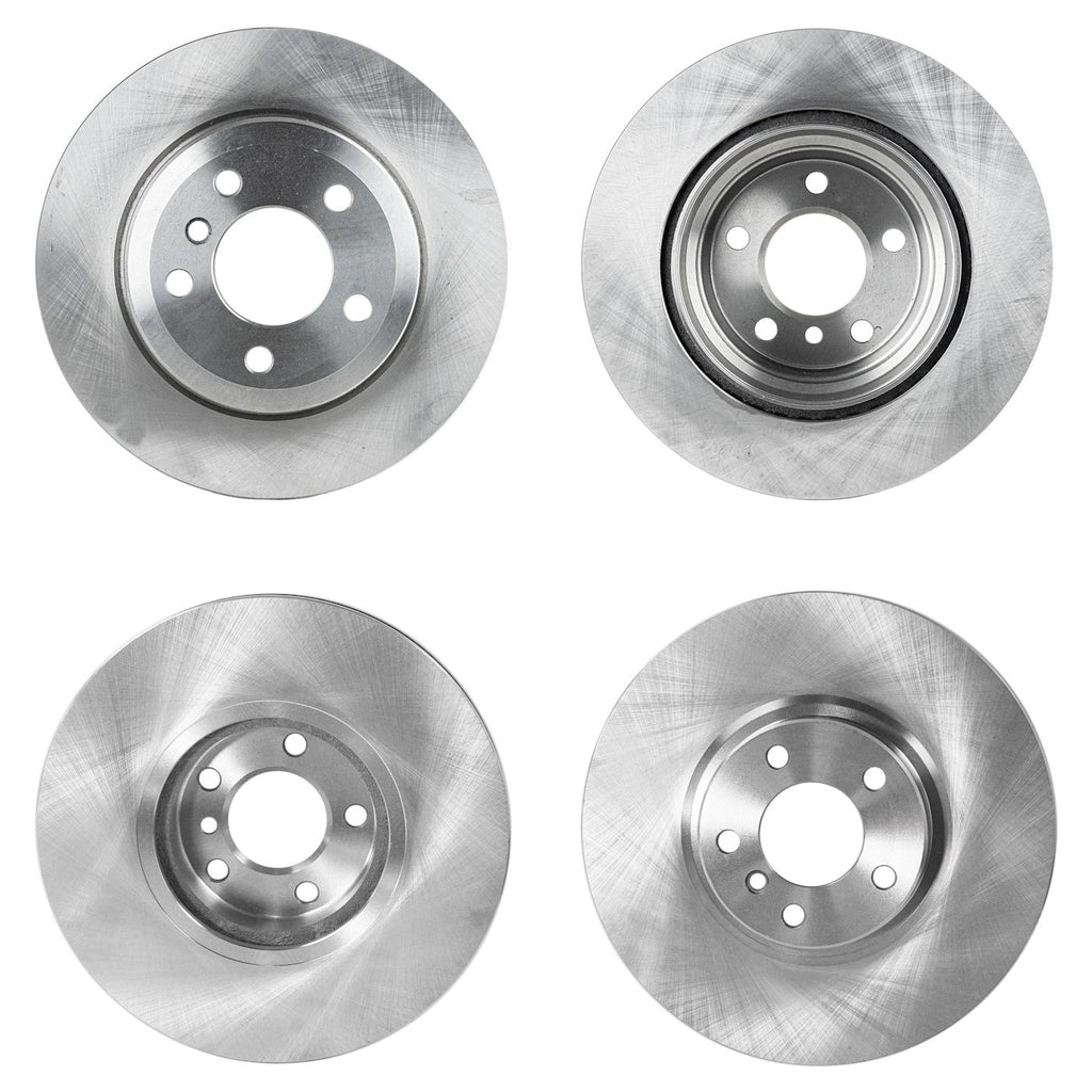 Set of 4 Disc Brake Rotors for BMW X5, X6 (2009–2018)
