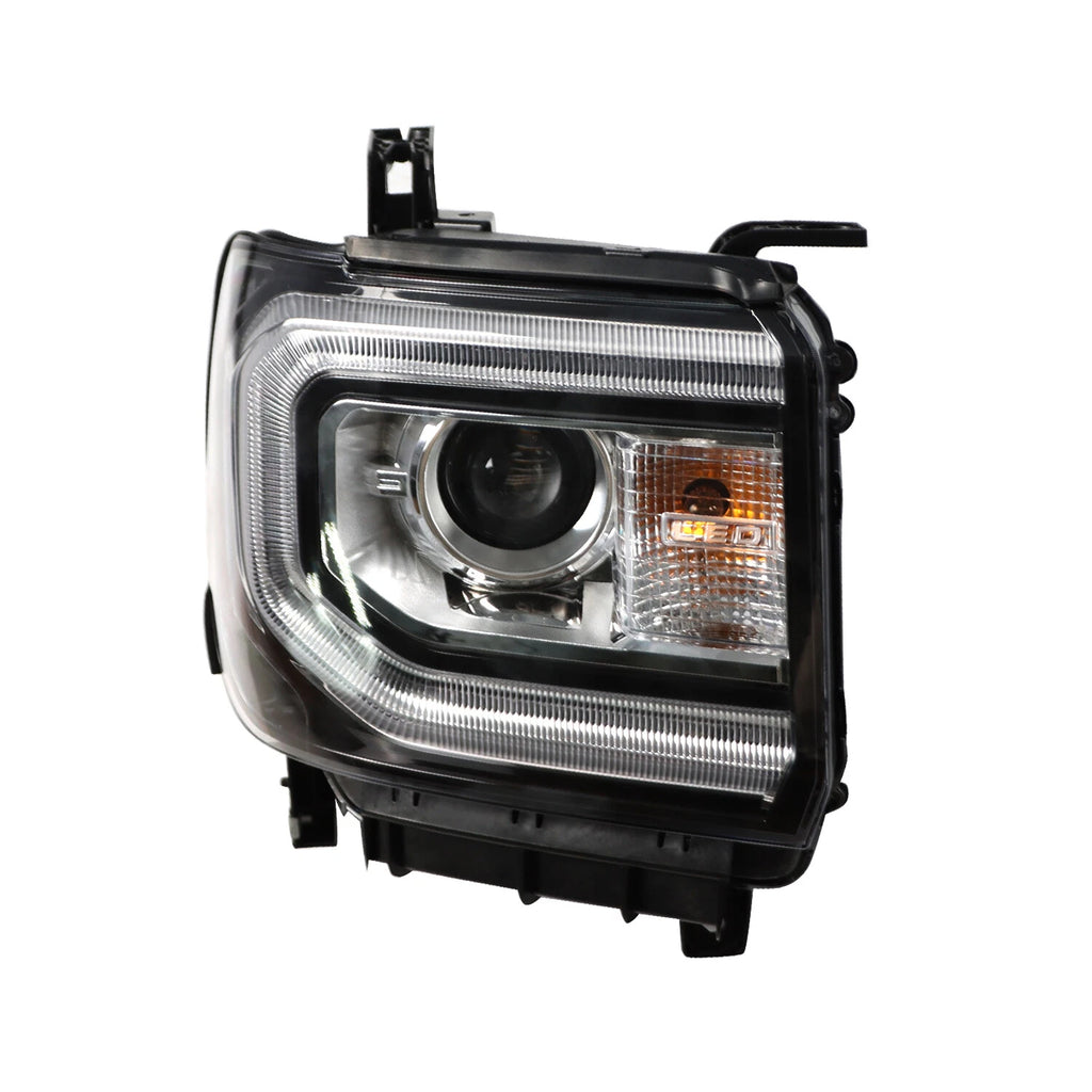 LED DRL Projector Headlight for GMC Sierra 1500 (2016–2018) RH HID/Xenon