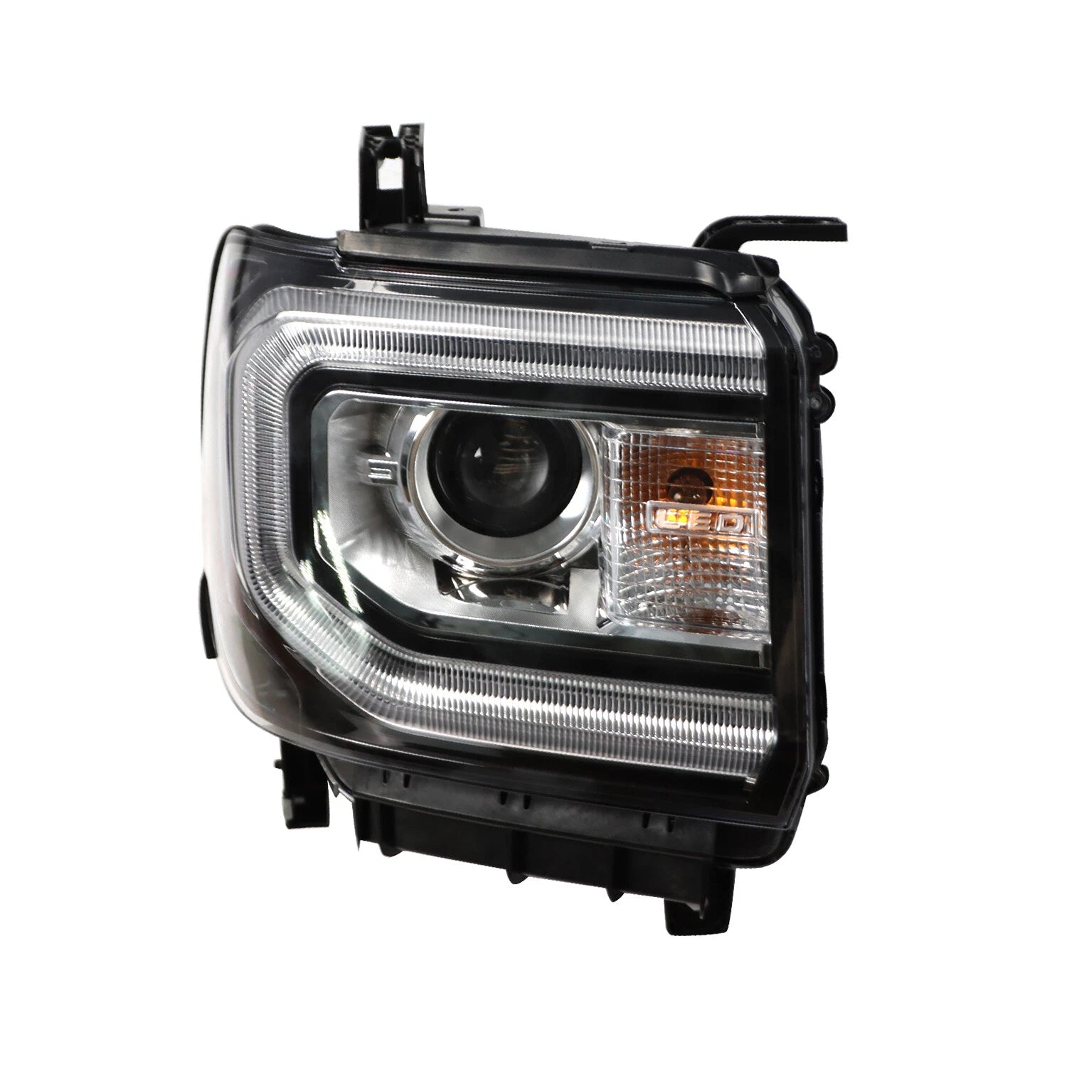 LED DRL Projector Headlight for GMC Sierra 1500 (2016–2018) RH HID/Xenon