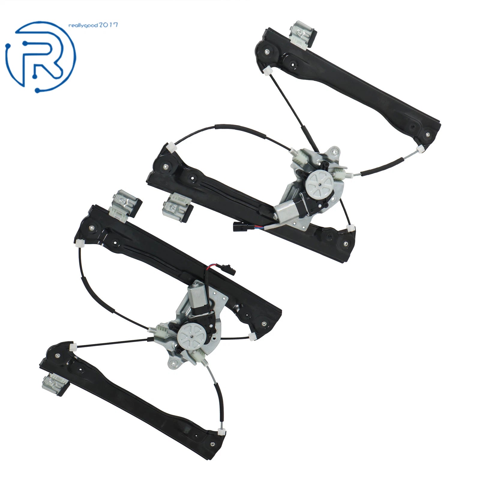 Set of 2 Window Regulators with Motor for Chevy Cruze (2012-2015)
