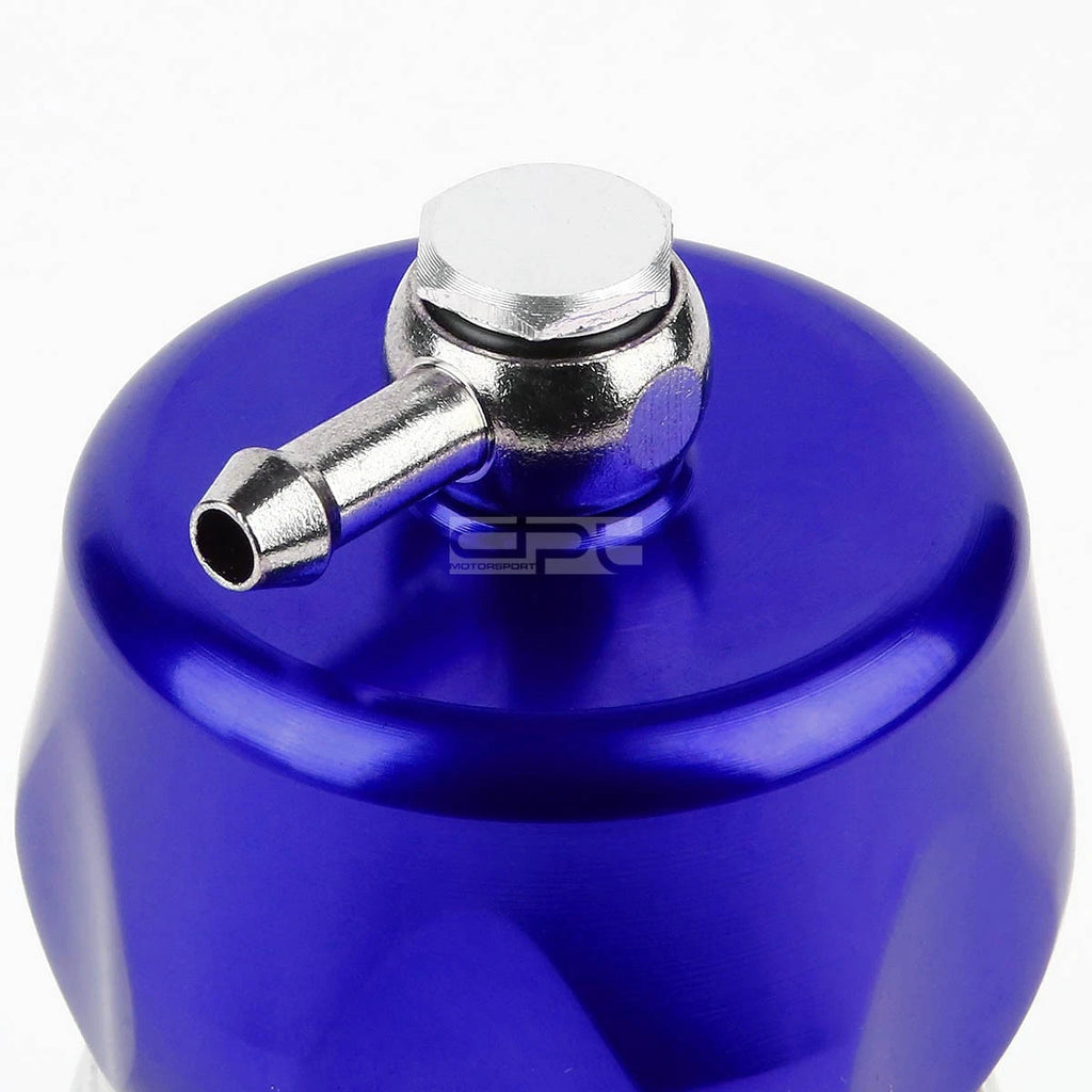 38mm 10PSI Boost Turbo Billet Aluminum V-Band Vee Port Blow Off Valve BOV Blue