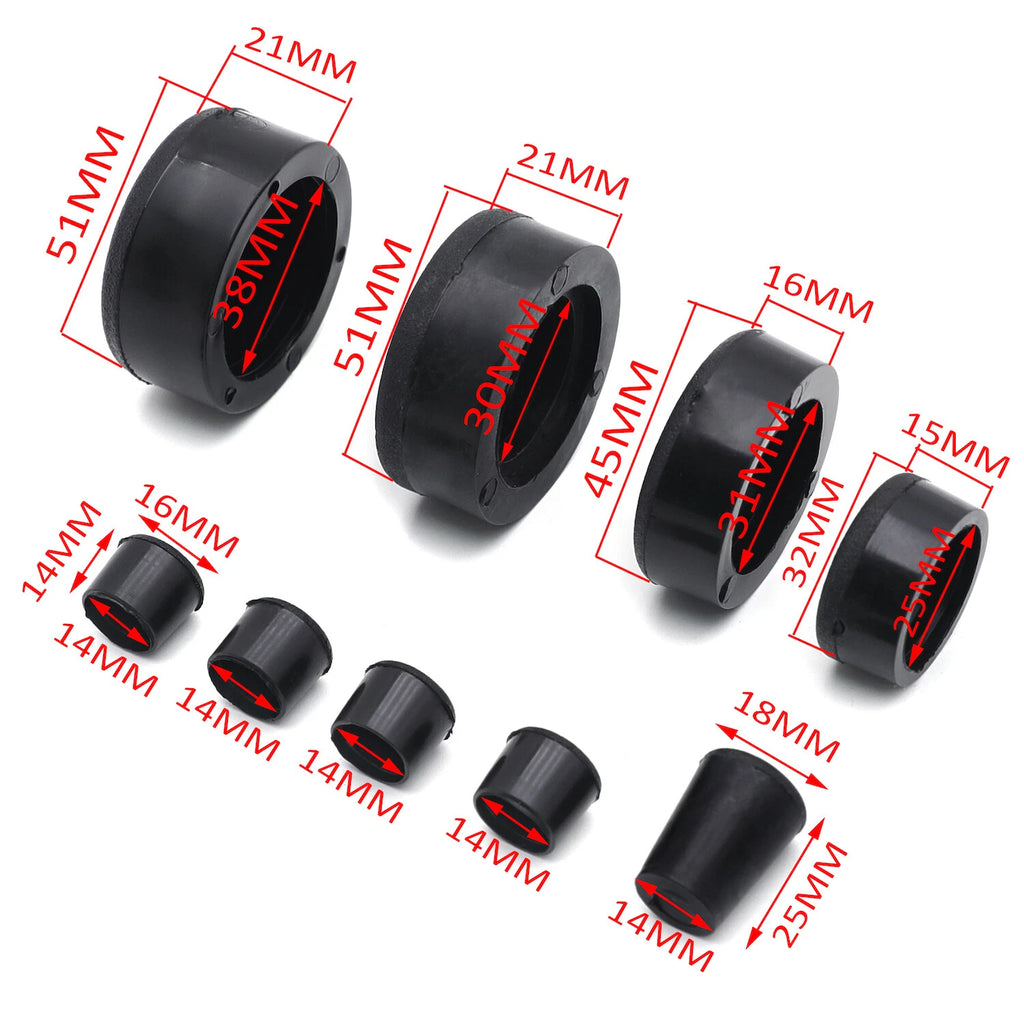 Frame Fairing Plugs for Suzuki GSXR 1000 (2005–2006) Black
