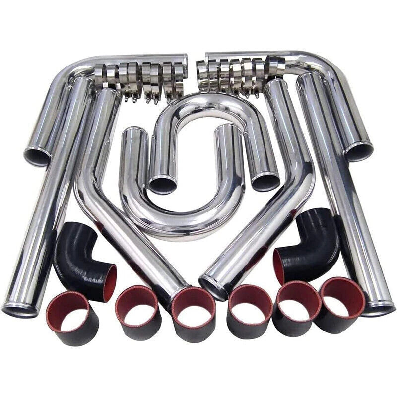 2" Polished Aluminum Intercooler Pipe Kit for Universal (Fits )