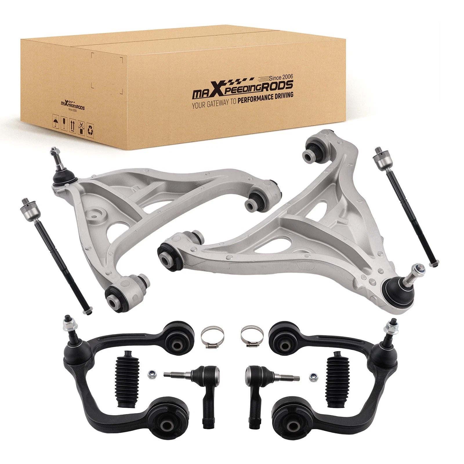 10x Front Upper Lower Control Arm Tie Rod for Ford F-150 (2005–2008)