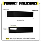 Gloss Black Pillar Cover Posts for Ford F-150
