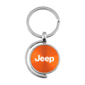 Orange Spinner Keychain KC1025.JEE.ORA - Officially Licensed for Jeep