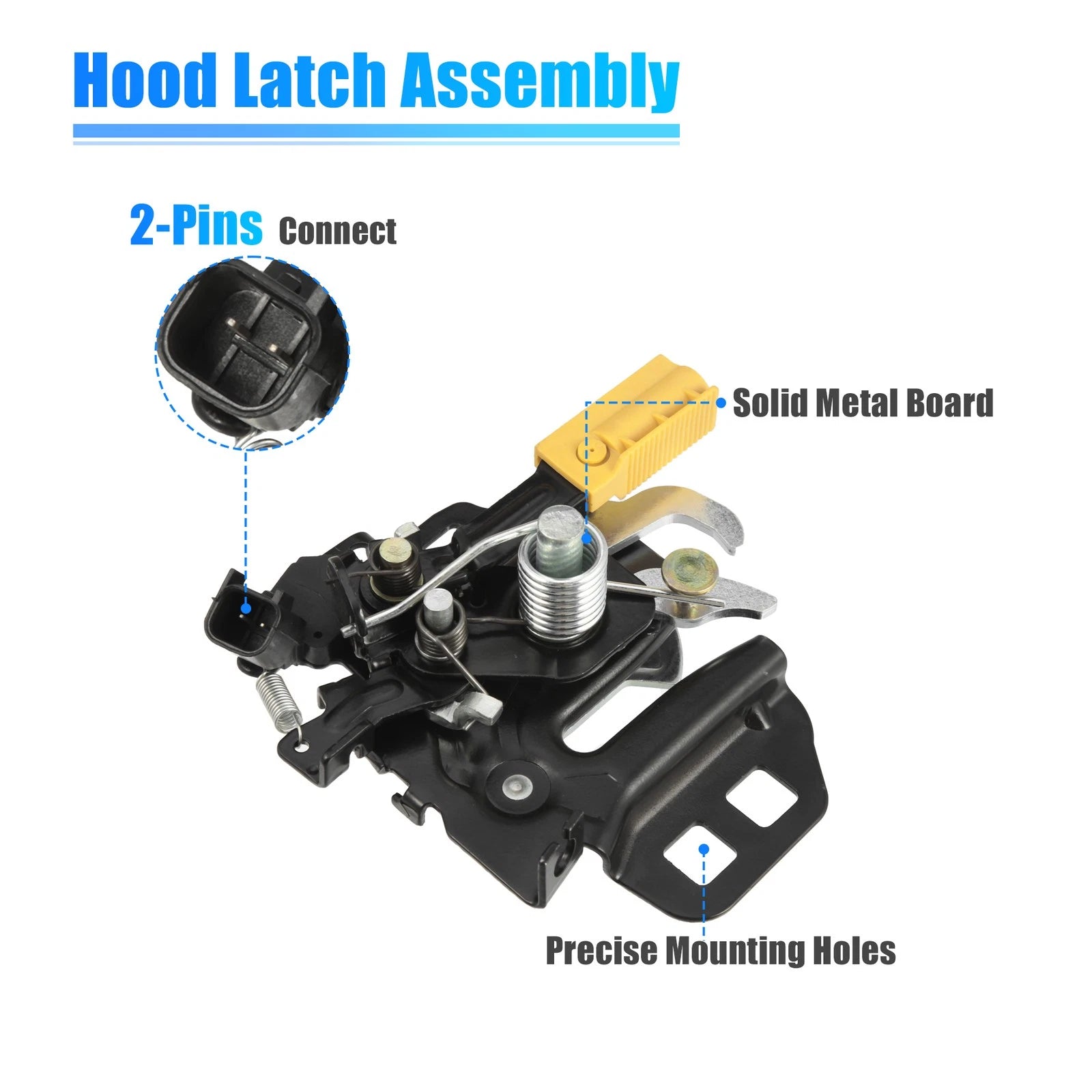Hood Latch Lock for Ford Fusion (2013–2018) DS7Z16701B Black