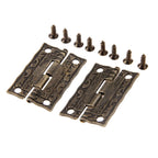 10pcs Antique Embossing Hinges for Wooden Box Jewelry Cabinet