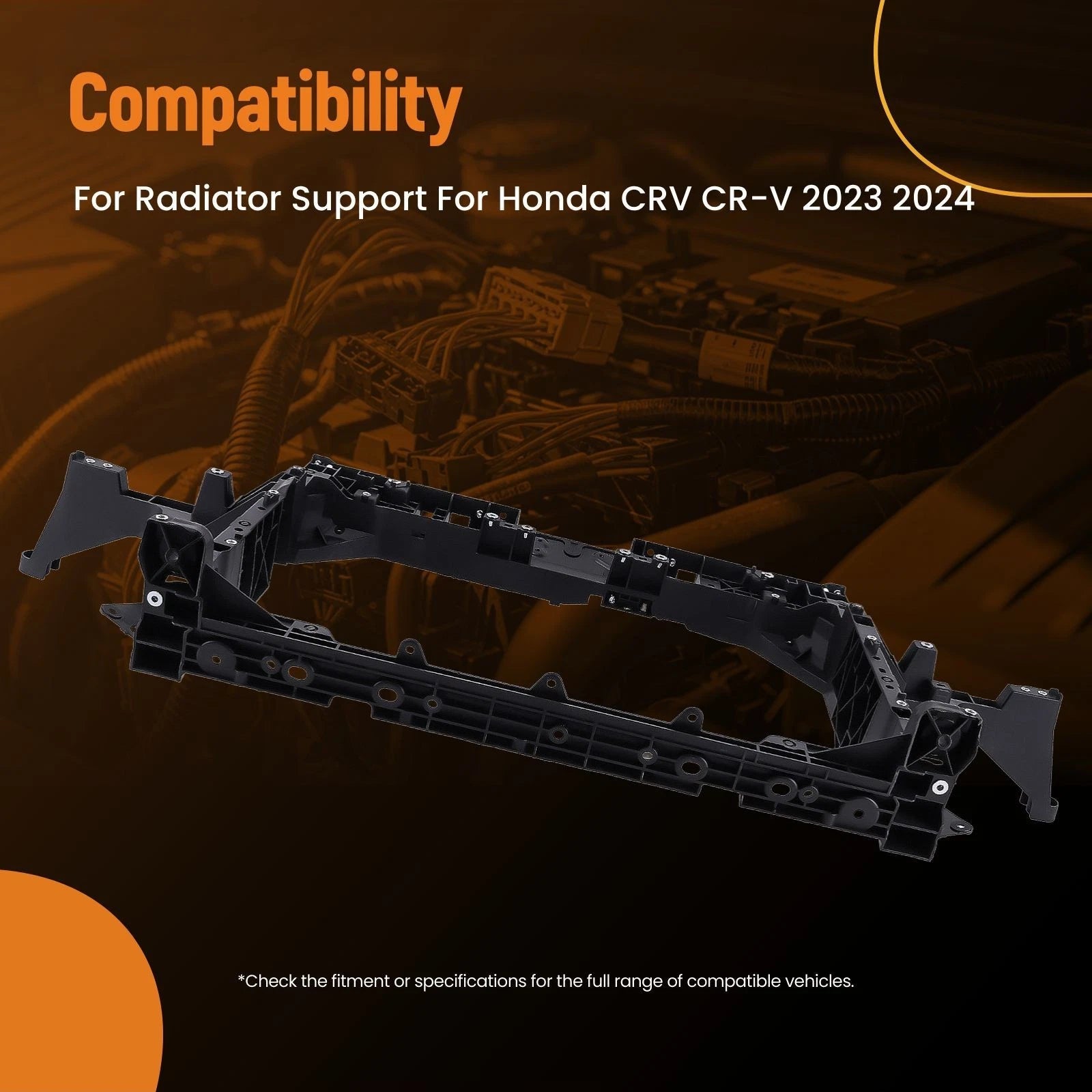 Front Radiator Support Bulkhead for Honda CR-V (2023–2024) 71410-3A0-A01