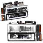 LED Headlight & Signal + Amber Corner Lamp for Chevy C/K 1500-3500 (1988–1993)