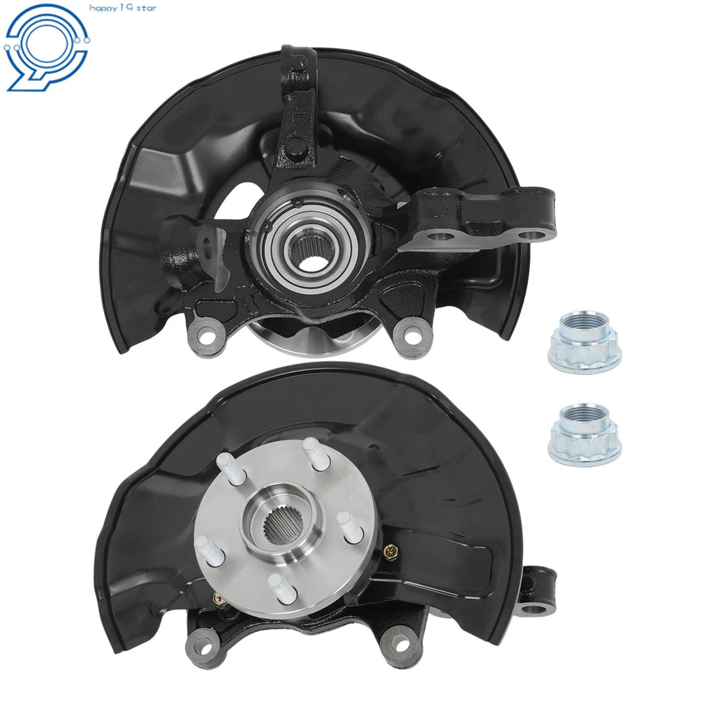 Pair Front Wheel Bearing Hub Knuckle Assembly for Toyota Corolla (2014–2018) 698-476