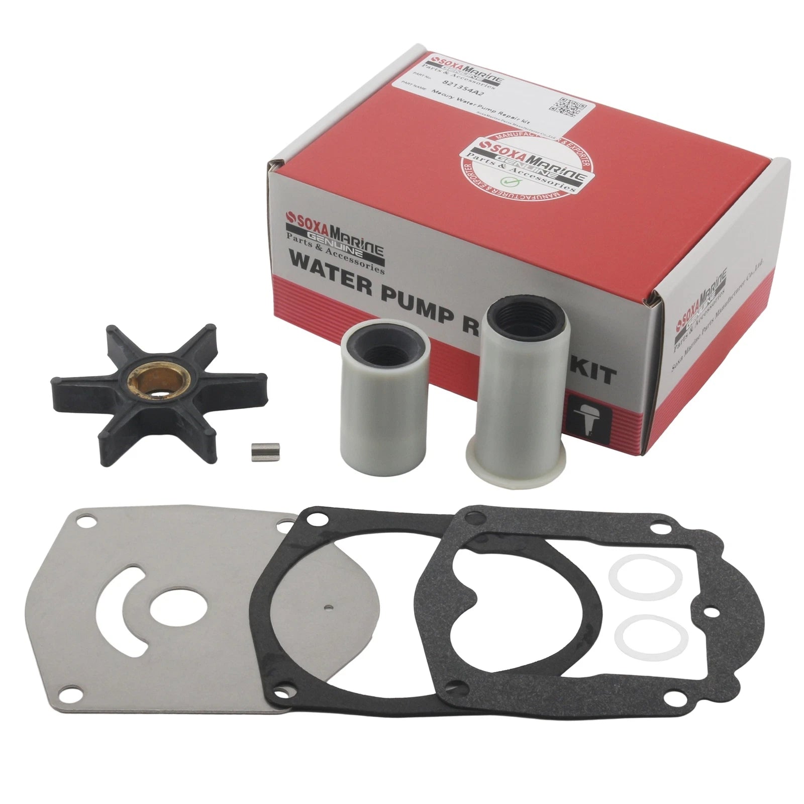 Water Pump Repair Service Kit for Mercury Mariner Outboard (821354A2)