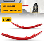 2X Rear Bumper Reflector Light for Kia Optima (2014–2015) EXV Red Lens