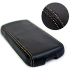 Console Lid Armrest Cover for Pontiac G6 (2005–2010) Black Beige Stitch