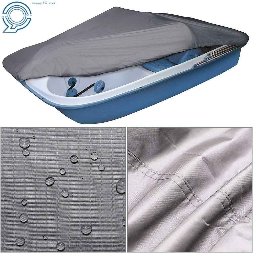 Waterproof Pedal Boat Mooring Cover for 3 or 5 Person (292x203 cm)