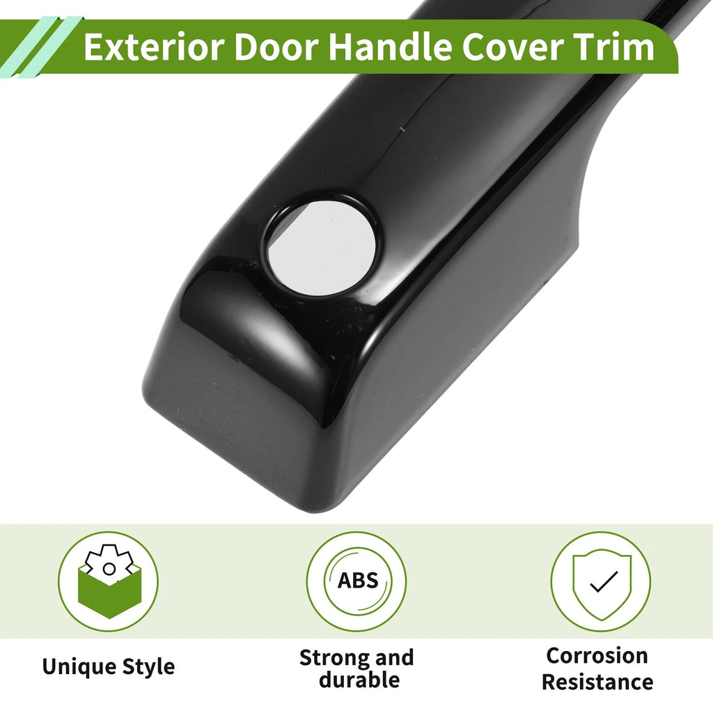 Set of 1 Exterior Door Handle Cover Trim for Ford Bronco (2021–2025) Gloss Black ABS