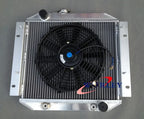 Aluminum Radiator + Fan for Ford Escort (1971-1980)