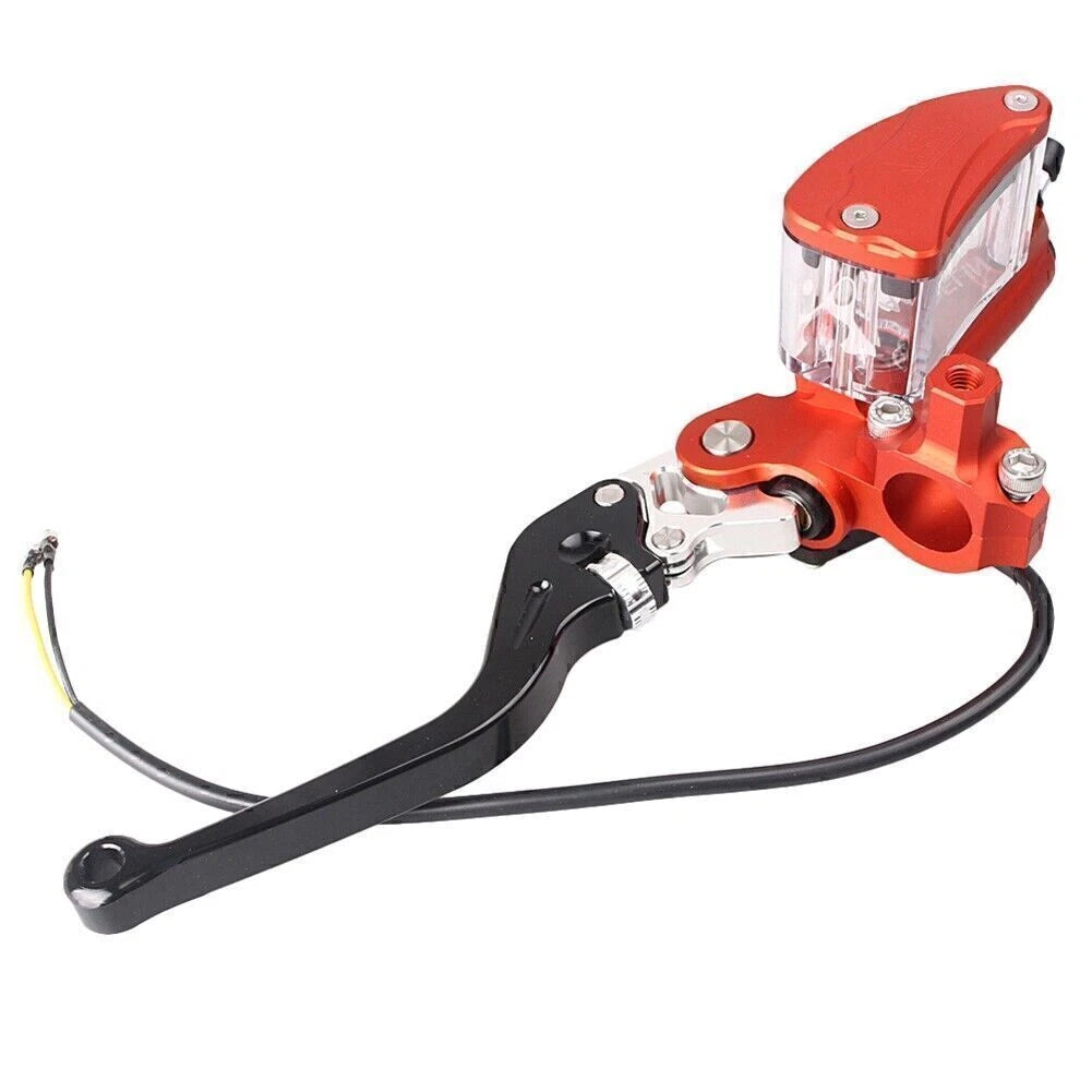 7/8" Motorcycle Hydraulic Master Cylinder Brake Clutch Lever Reservoir for
