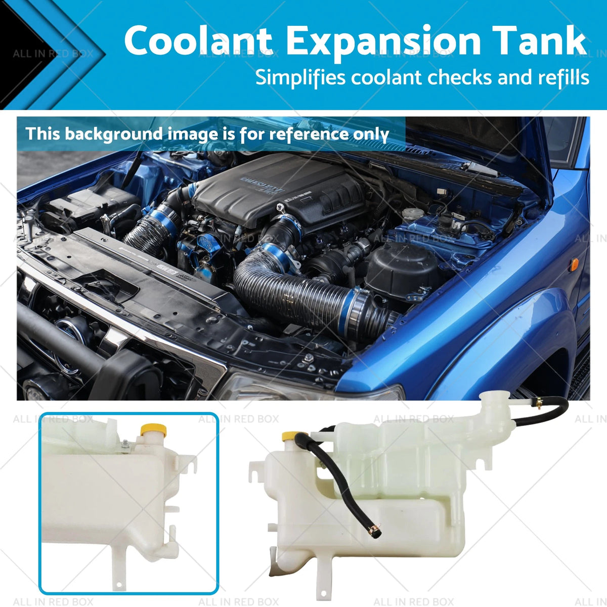 Coolant Expansion Recovery Header Tank for Nissan Patrol GU Y61 (1999–2017)