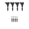 Set of 4 Ignition Coils & Denso Iridium Spark Plugs for Kia Optima Sorento (2011–2016)