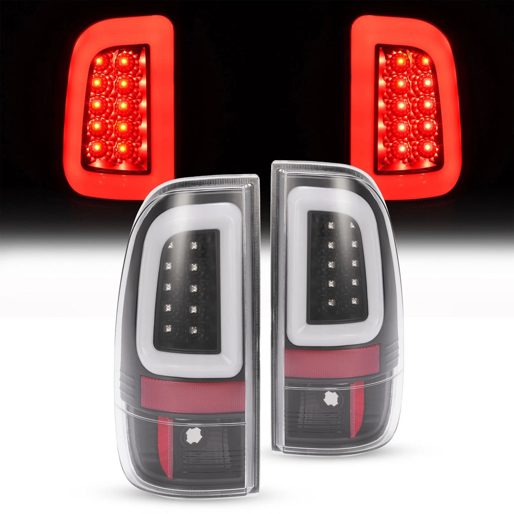 LED Tube Tail Lights for Ford F250 F350 F450 SuperDuty (2008–2016)