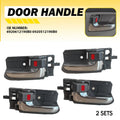 Set of 4 Inside Door Handles for Toyota Corolla Pontiac Vibe (2003–2008)