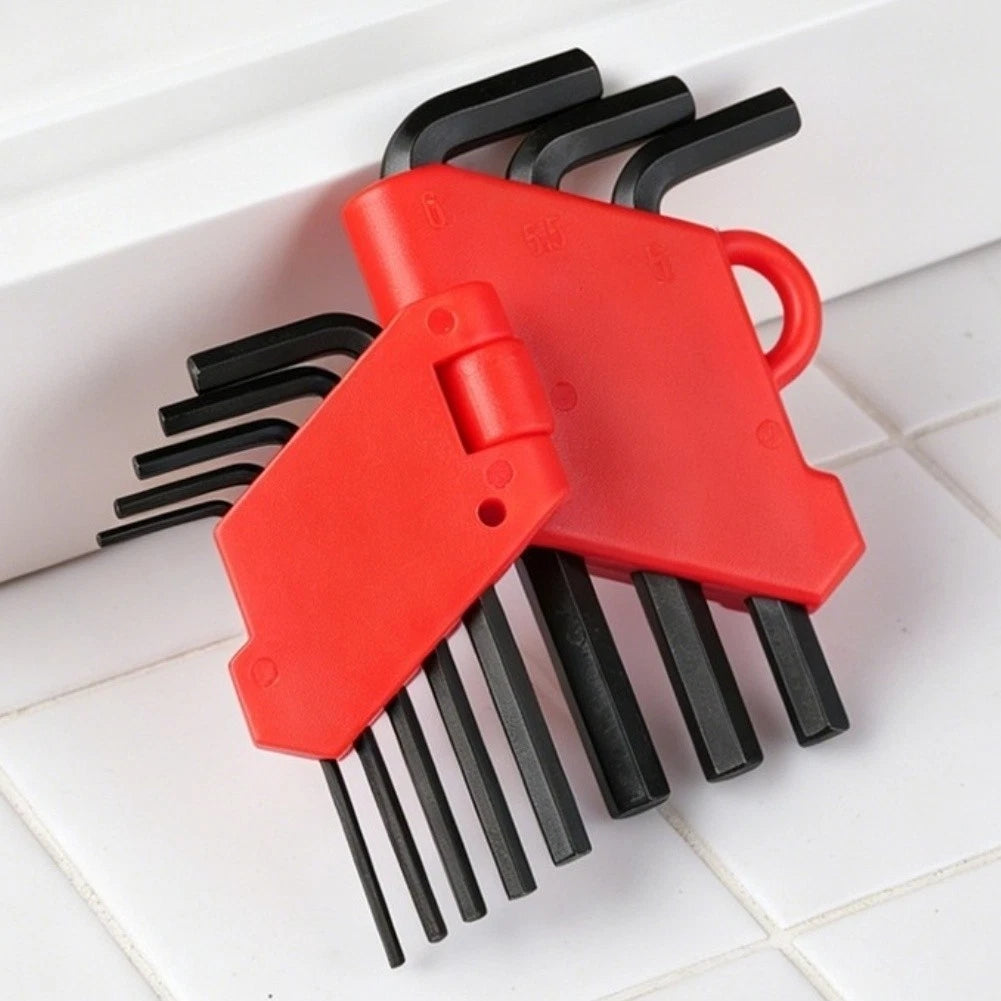 8 Piece Steel Hex Key Set for Precision Adjustment and Repair