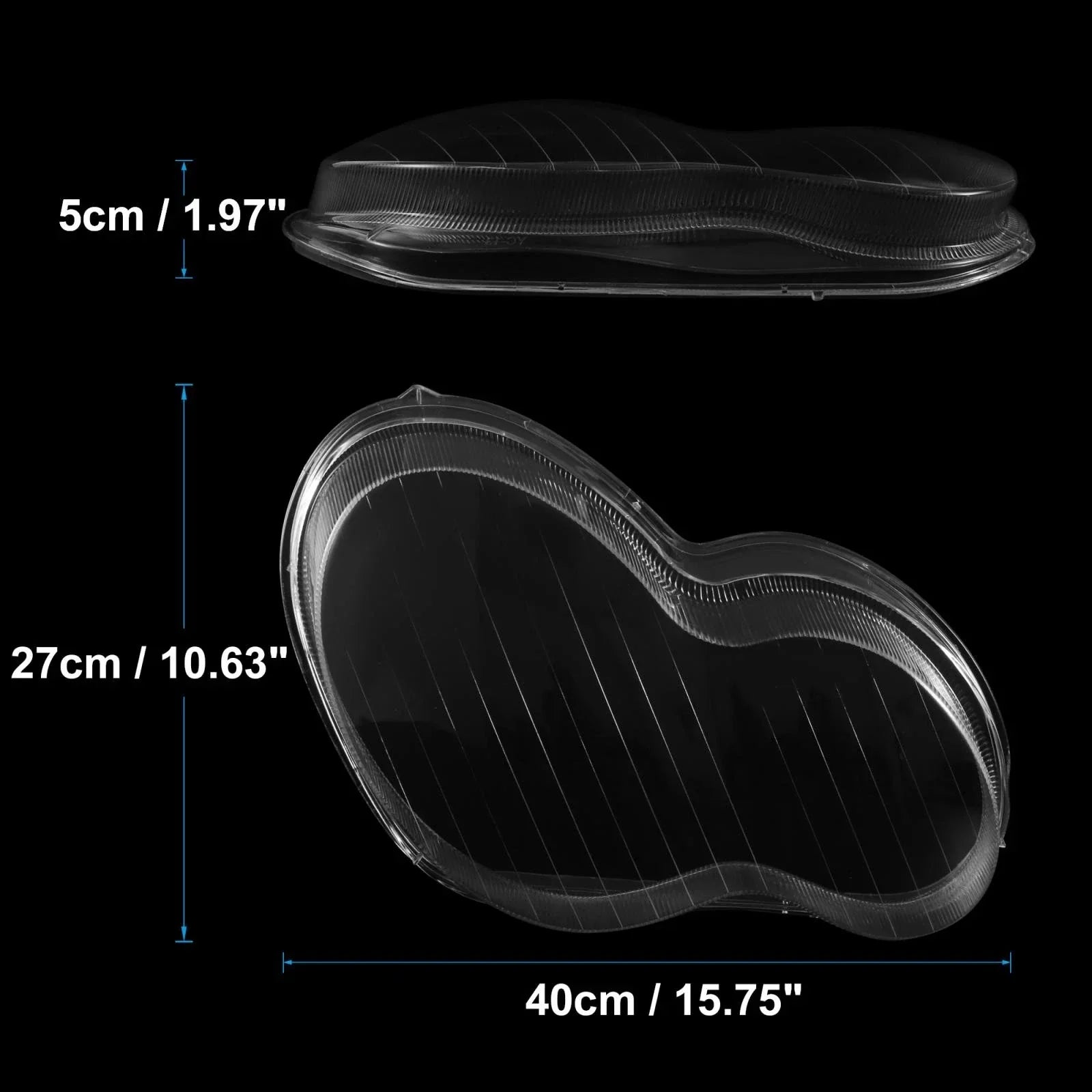 Front Headlight Lens Cover for Mercedes-Benz C230 (2006-2007)