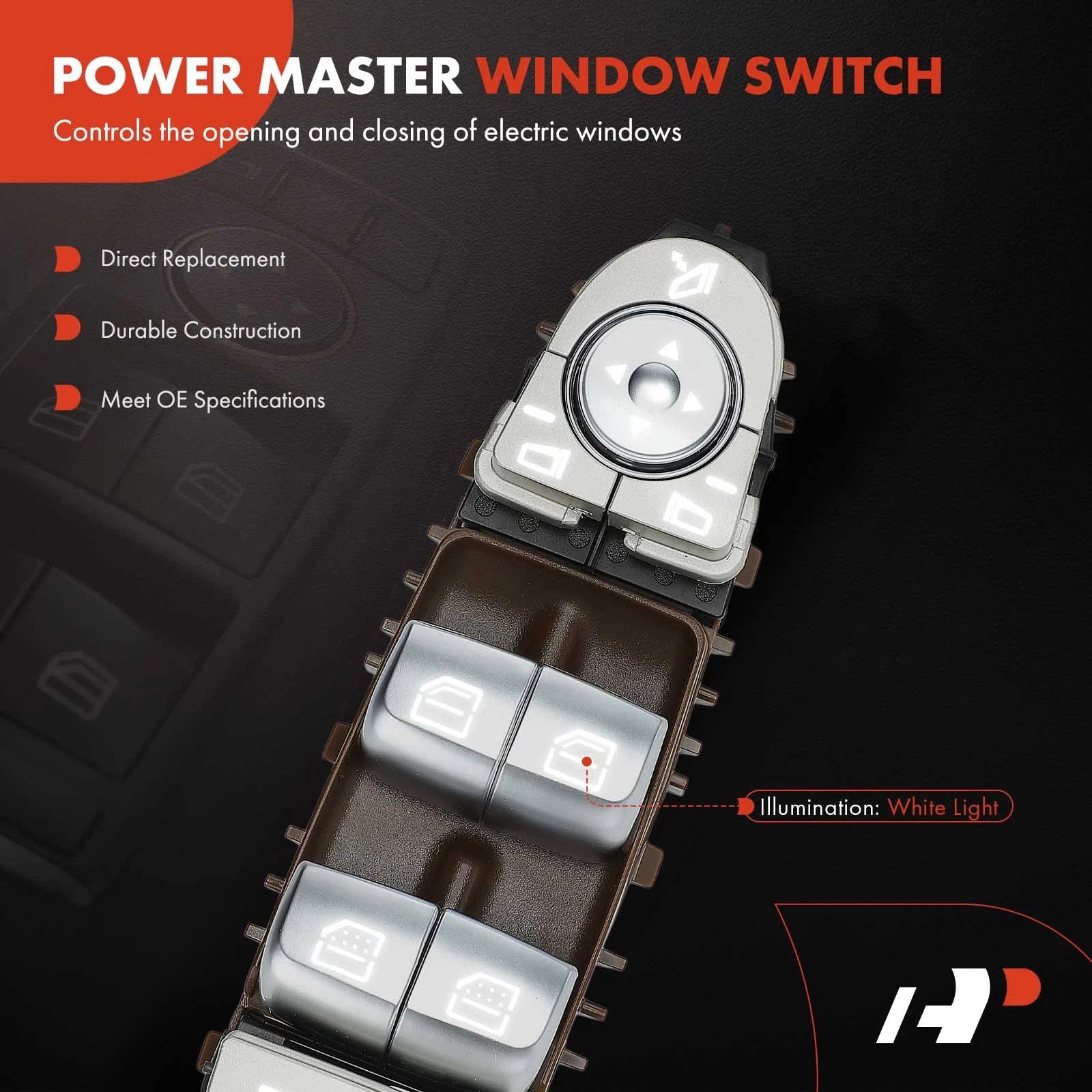 Power Window Switch for Mercedes-Benz C300 C43 AMG C350e (2015–2019)
