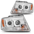 Dual LED DRL Projector Headlight for Ford F150/Mark LT (2004–2008)
