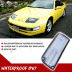 2Pcs Clear Lens DRL Turn Signal with Amber LED Lights for Nissan 300ZX (90–96)