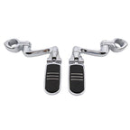 360 Adjustable Highway Foot Pegs 1.25" for Motorcycle Engine Guard