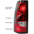 Left Red Tail Light for Chevrolet Silverado 1500 2500 (2003–2006)