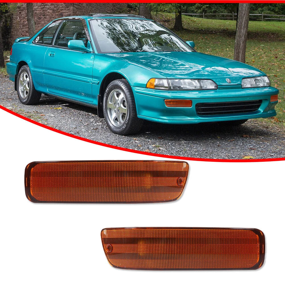 Amber Front Bumper Turn Signal Lights for Acura Integra (1992–1993)