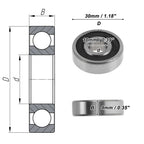 6200VV Deep Groove Ball Bearing for Various Models (10x30x9mm)